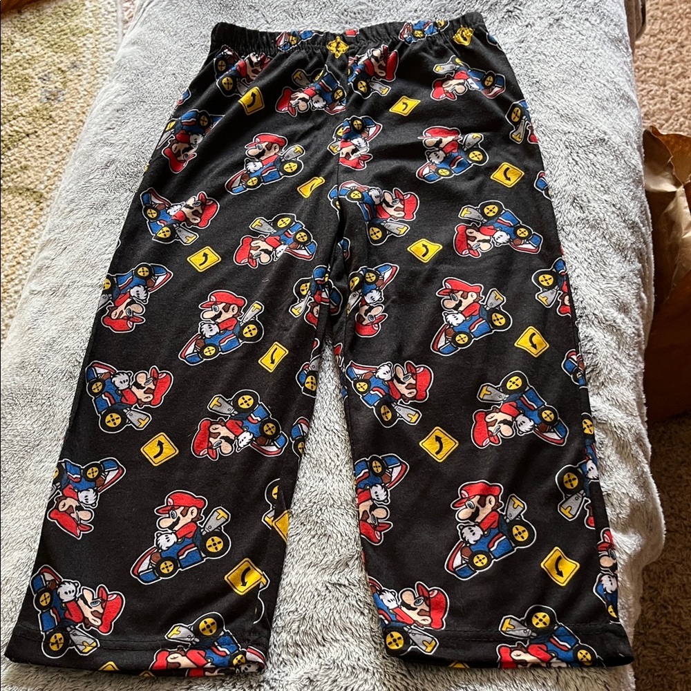 Kids Character Pajama Bottoms - Black